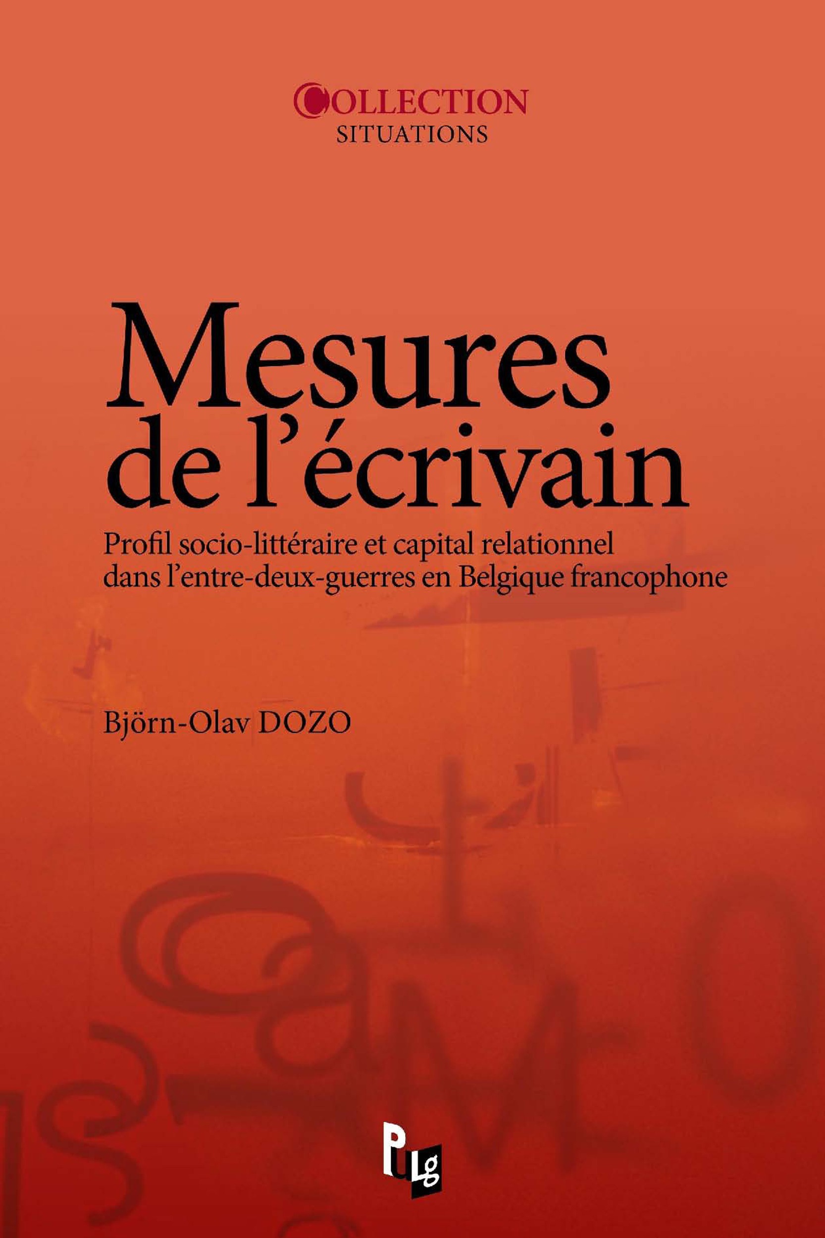 ebook cover of Mesures de l'écrivain, by Björn-Olav Dozo
