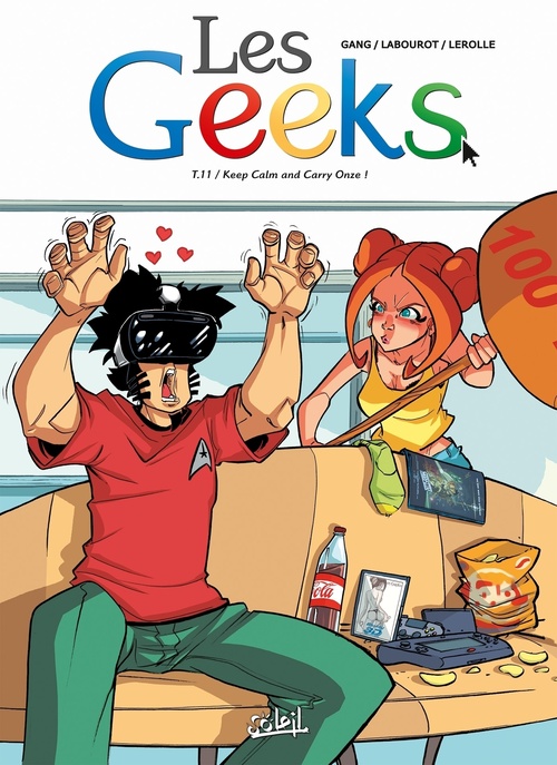 Couverture ebook de Les Geeks T11 - Keep Calm et Carry Onze !, de Gang