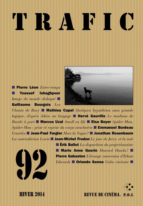 ebook cover of Trafic n° 92 (Hiver 2014), by Collectif