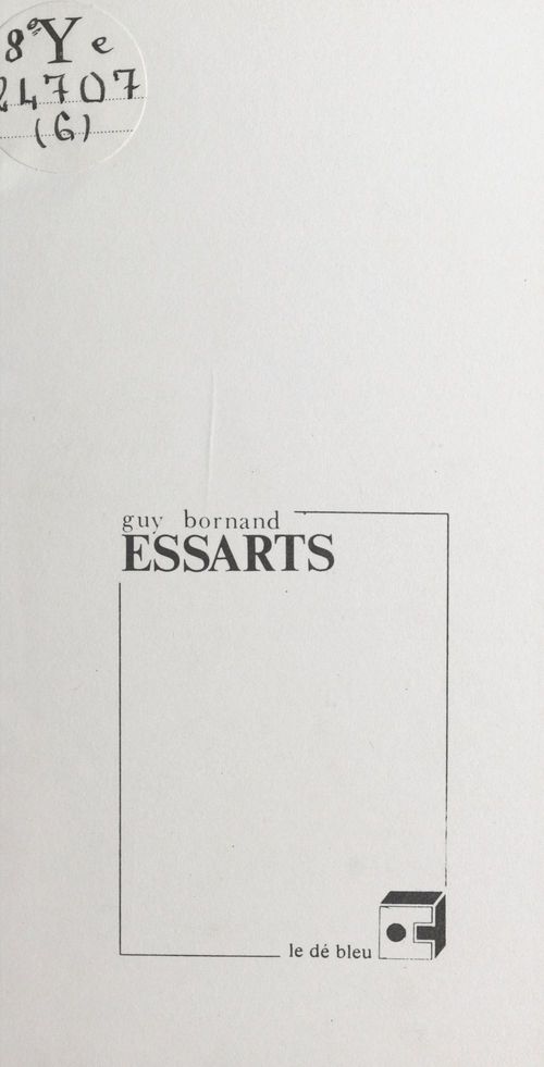 Couverture ebook de Essarts, de Guy Bornand