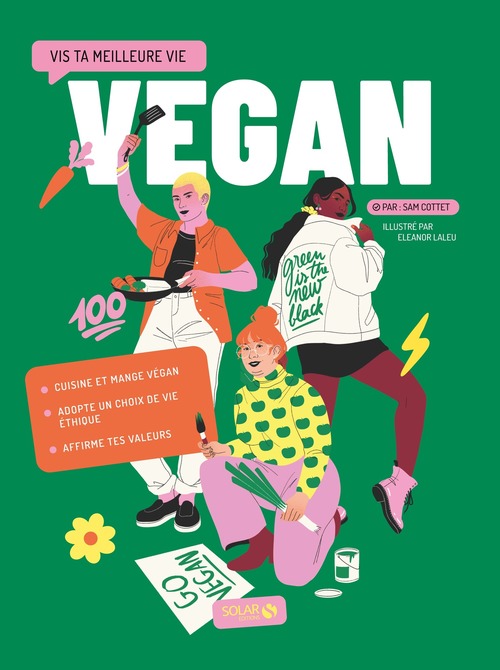 ebook cover of Vegan - Vis ta meilleure vie, by Sam Cottet, Clémence Gouy