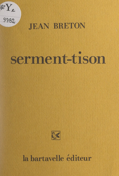 ebook cover of Serment-tison, by Jean Breton