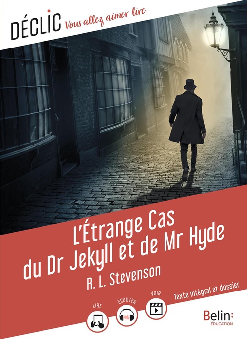 Couverture ebook de L'Étrange Cas du Dr Jekyll et de Mr Hyde, de Robert Louis Stevenson