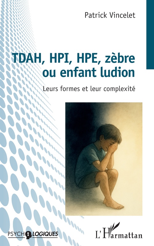 ebook cover of TDAH, HPI, HPE, zèbre ou enfant ludion, by Patrick Vincelet