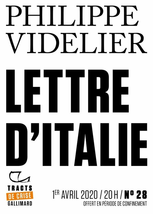 Couverture ebook de Tracts de Crise (N°28) - Lettre d'Italie, de Philippe Videlier