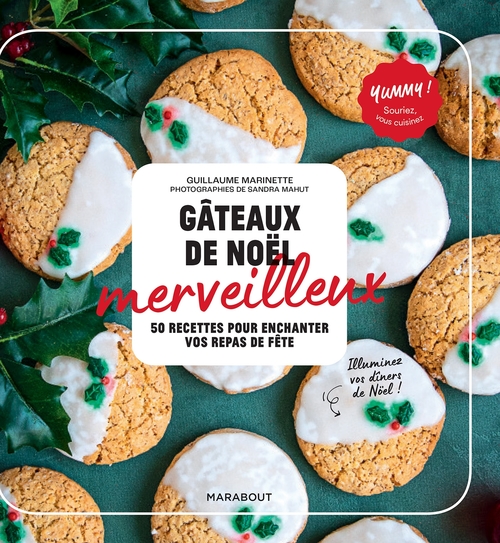 Couverture ebook de Gâteaux de Noël merveilleux, de Guillaume Marinette