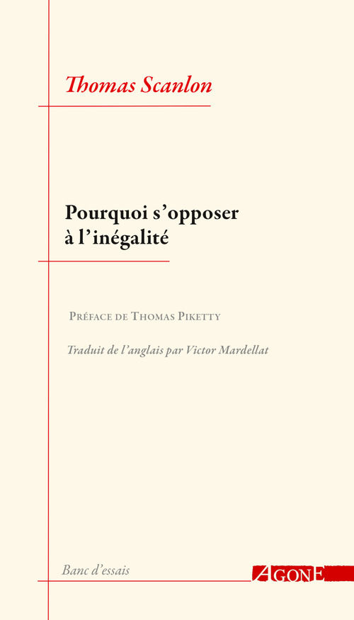 ebook cover of Pourquoi s´opposer à l´inégalité, by Thomas M. Scanlon