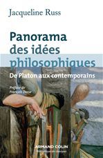 Couverture ebook de Panorama des idées philosophiques, de Jacqueline Russ