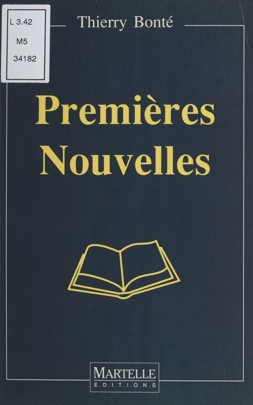 Couverture ebook de Premières nouvelles, de Collectif