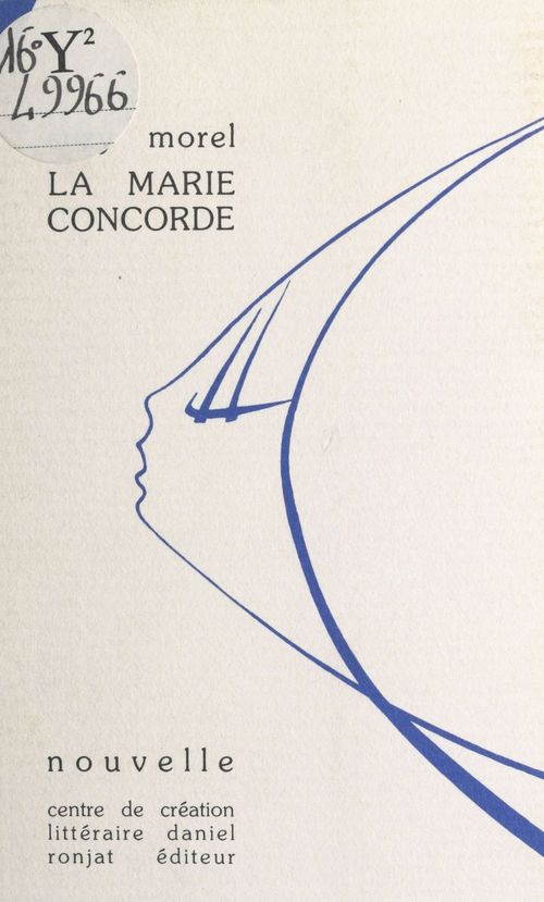 Couverture ebook de La Marie Concorde, de Suzy Morel