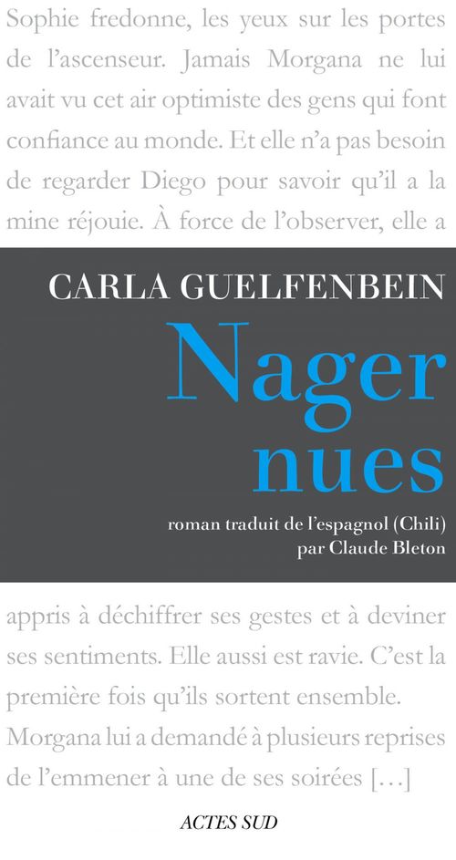 Couverture ebook de Nager nues, de Carla Guelfenbein