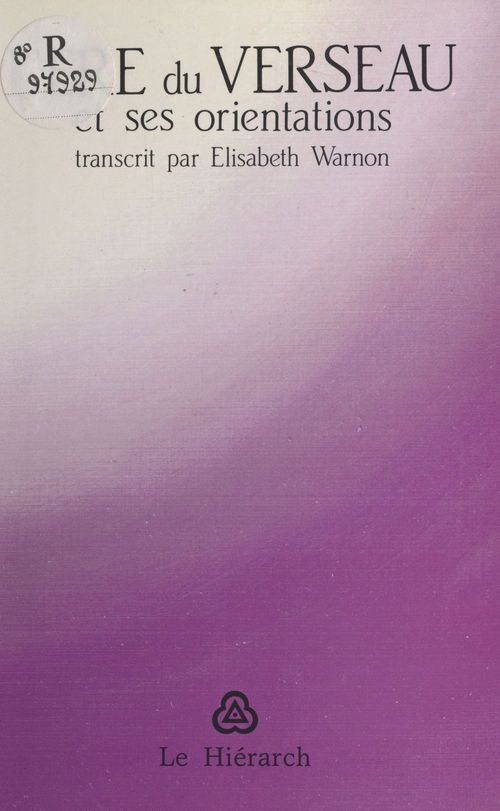 ebook cover of L'ère du Verseau et ses orientations, by