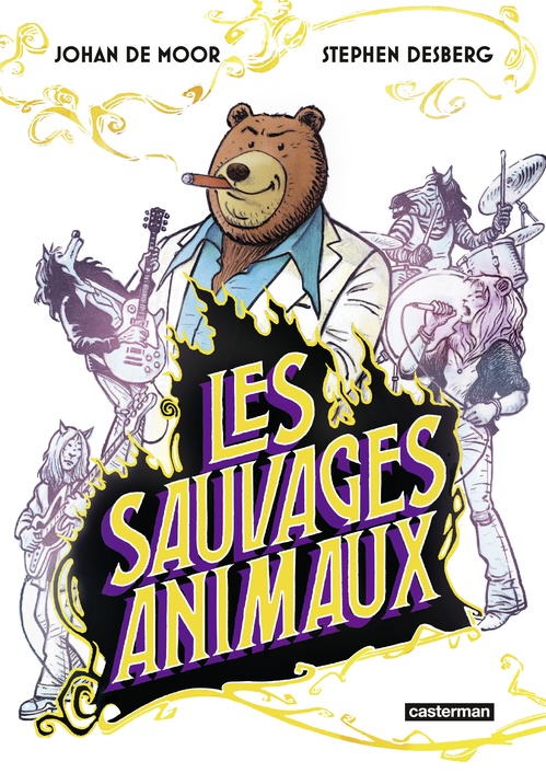 Couverture ebook de Les Sauvages Animaux, de Stephen Desberg, Johan De moor