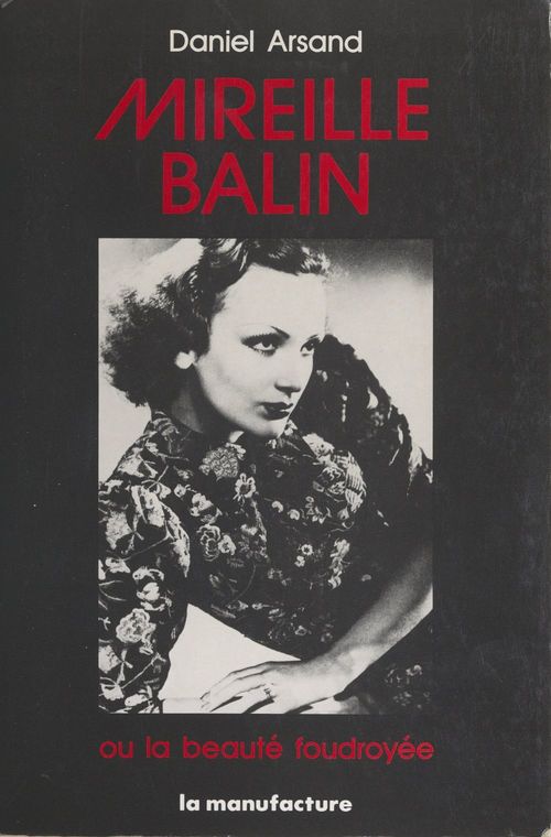 ebook cover of Mireille Balin, by Daniel Arsand