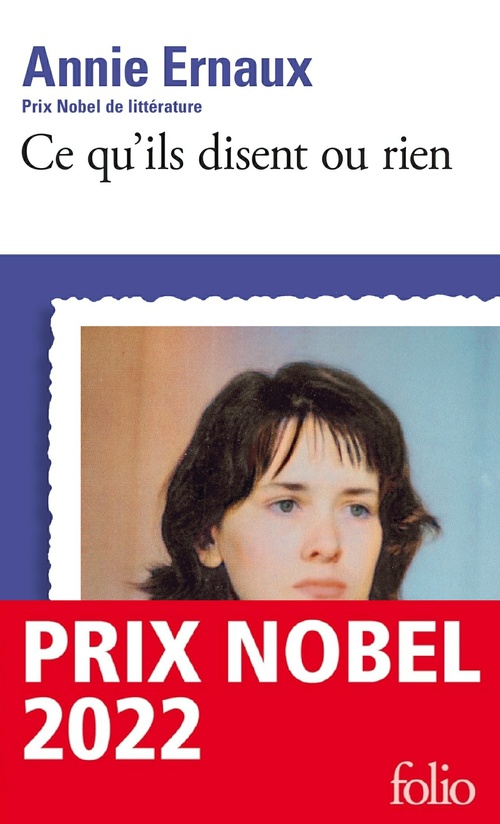 ebook cover of Ce qu'ils disent ou rien, by Annie Ernaux