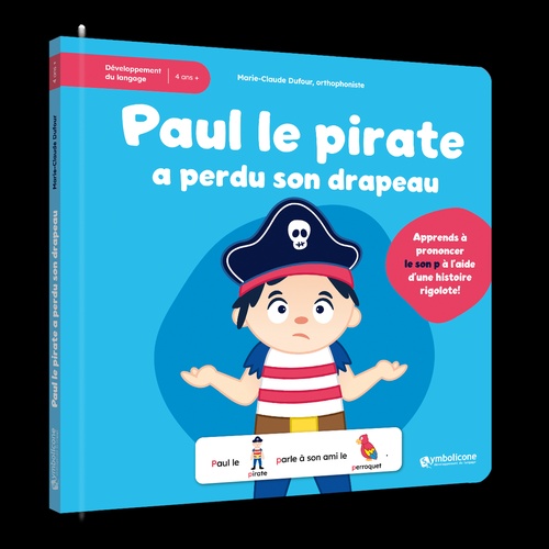 Couverture ebook de Paul le pirate a perdu son drapeau., de Marie-Claude Dufour