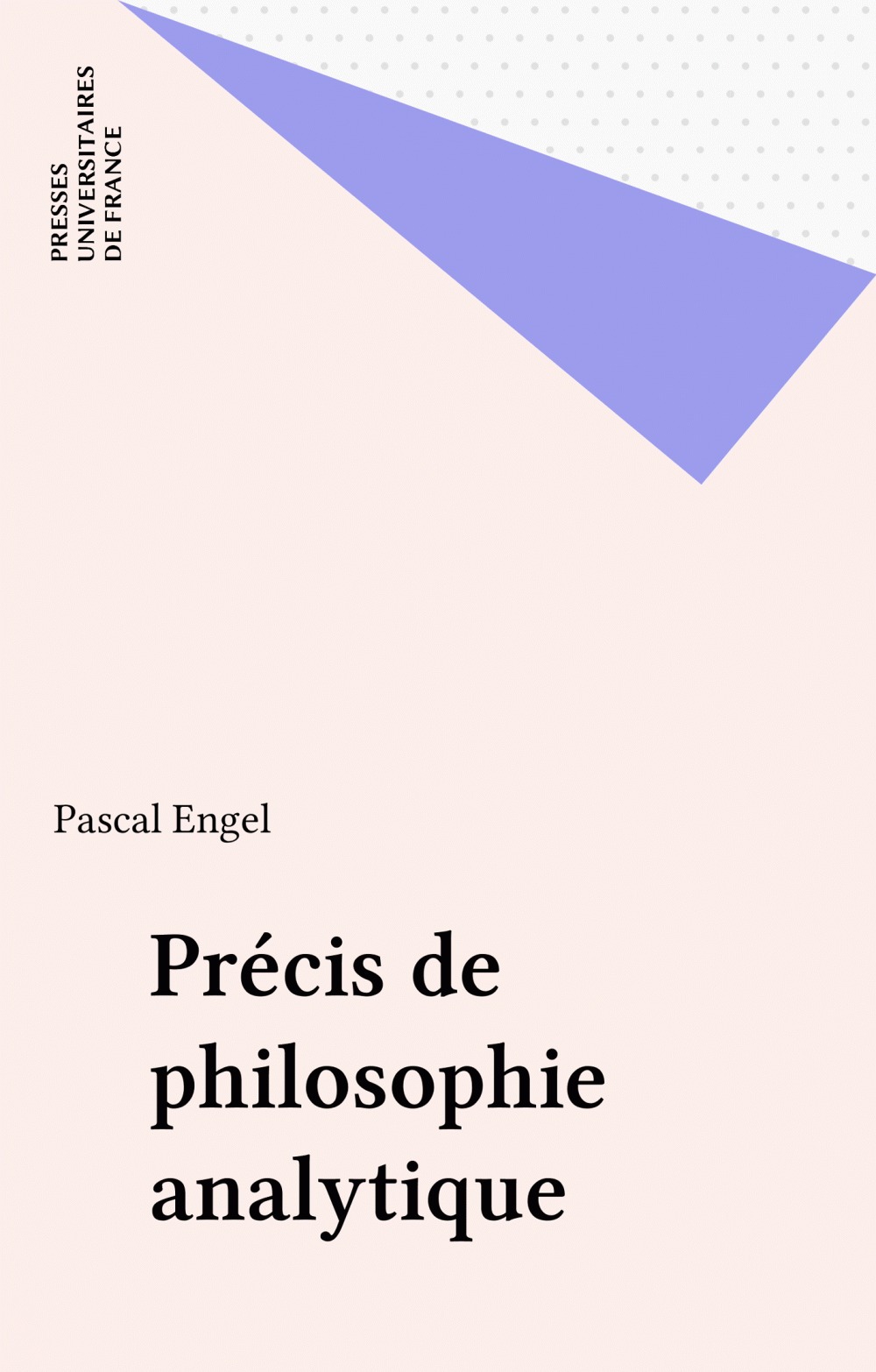 ebook cover of Précis de philosophie analytique, by Pascal Engel