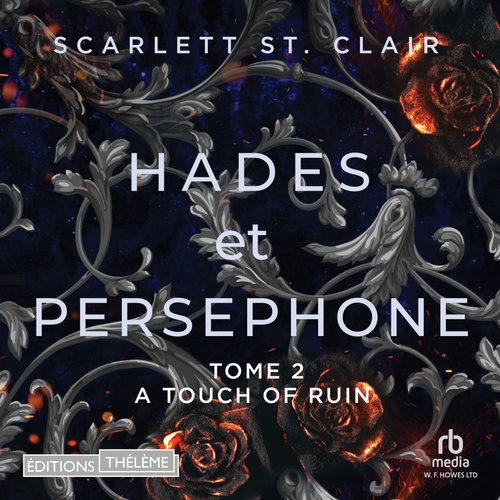 audiobook cover of A Touch of Ruin, by Scarlett St. Clair