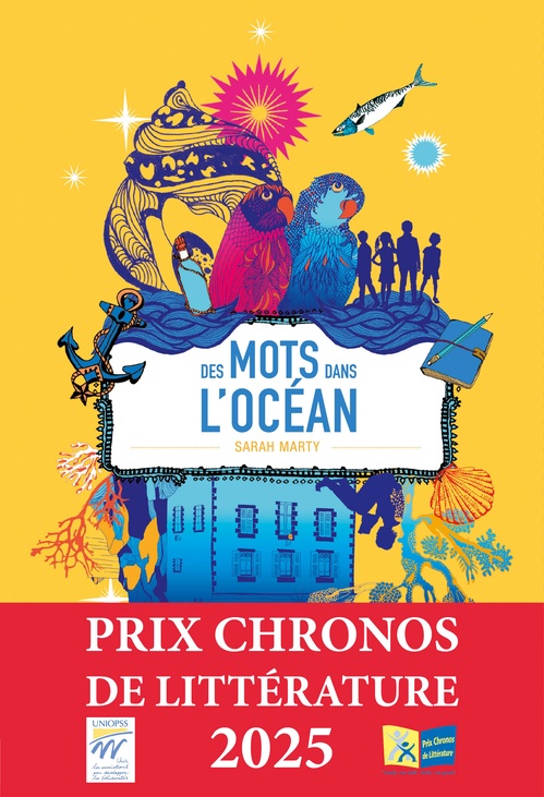 ebook cover of Des mots dans l'océan, by Marty Sarah
