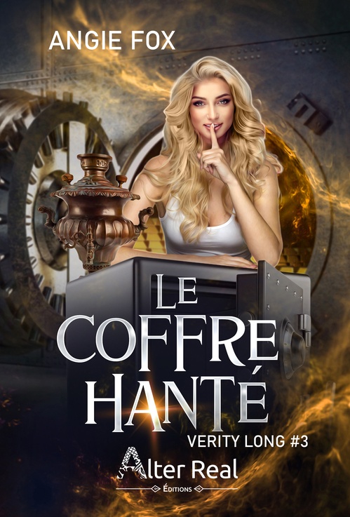 Couverture ebook de Le coffre hanté, de Angie Fox