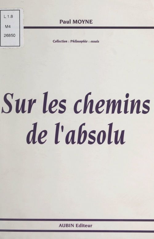 ebook cover of Sur les chemins de l'absolu, by Paul Moyne