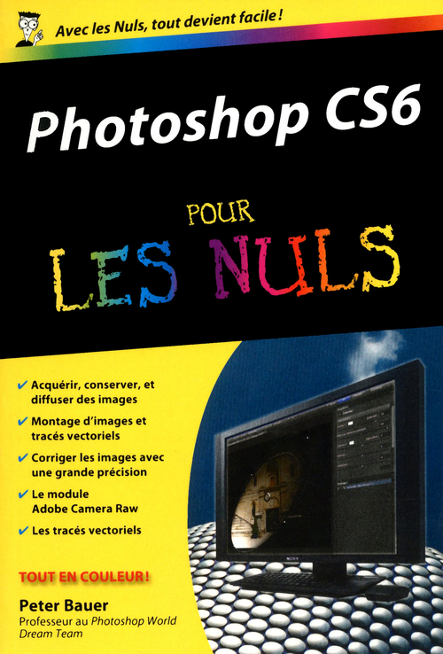ebook cover of Photoshop CS6 poche pour les nuls, by Peter Bauer