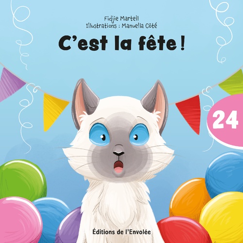 Couverture ebook de C'est la fête !, de Fidjie Martel