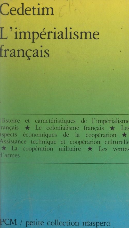 ebook cover of L'Impérialisme français, by Cedetim