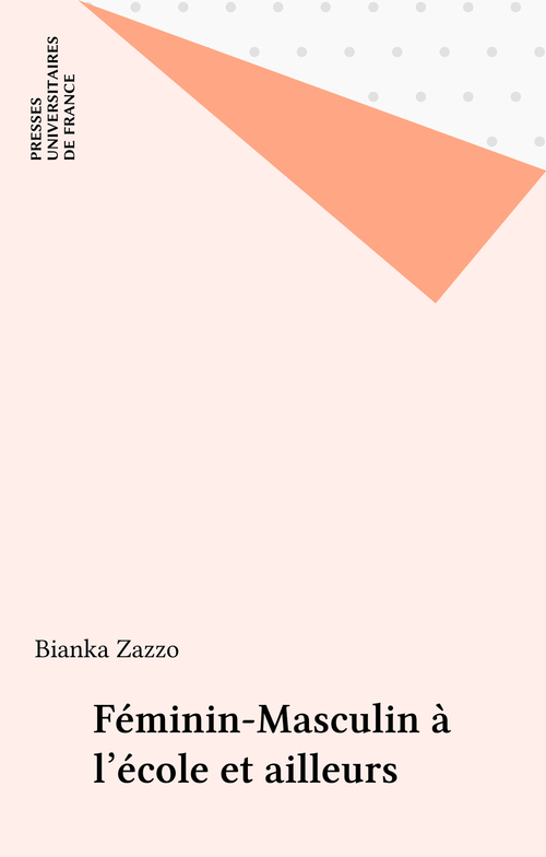 Couverture ebook de Féminin-Masculin à l'école et ailleurs, de Bianka Zazzo