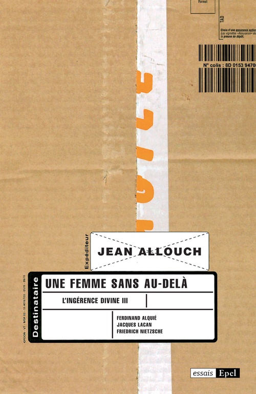 ebook cover of Une femme sans au-delà, by Jean Allouch