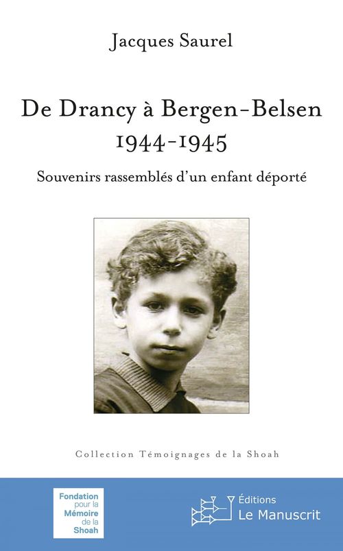 ebook cover of De Drancy à Bergen-Belsen, 1944-1945, by Jacques Saurel
