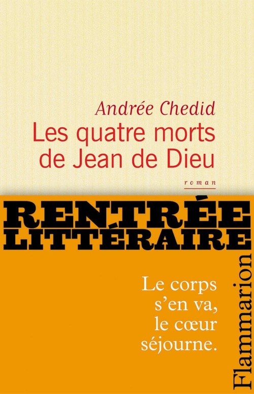 Couverture ebook de Les quatre morts de Jean de Dieu, de Andrée Chédid