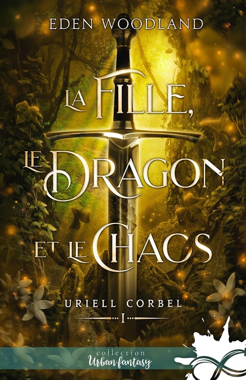 Couverture ebook de La fille, le dragon et le chaos, de Eden Woodland