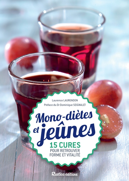 Couverture ebook de Mono-diètes et jeûnes, de Laurence Laurendon