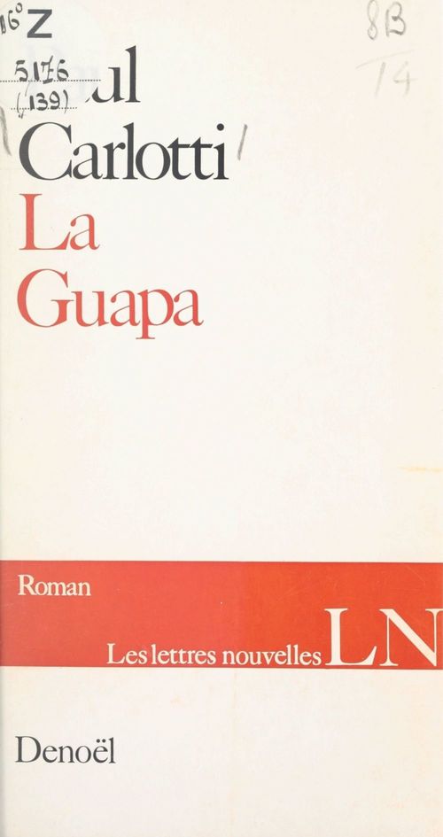 Couverture ebook de La Guapa, de Paul Carlotti