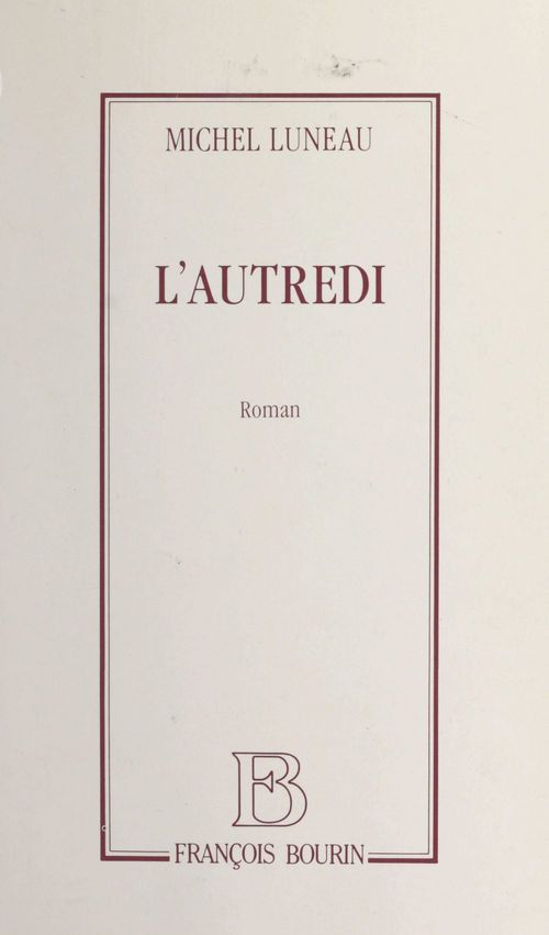 ebook cover of L'autredi, by Michel Luneau
