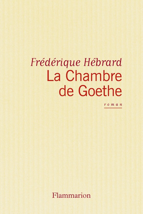 Couverture ebook de La Chambre de Goethe, de Hebrard Frederique