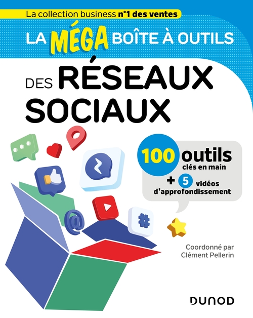 ebook cover of La Méga Boite à outils des Réseaux sociaux, by Clément Pellerin