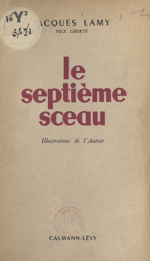 Couverture ebook de Le septième sceau, de Jacques Lamy
