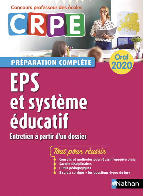 Couverture ebook de EPS - Système éducatif - Oral 2020 - Préparation complète - CRPE, de Catherine Christin, Alain Saint-jalmes