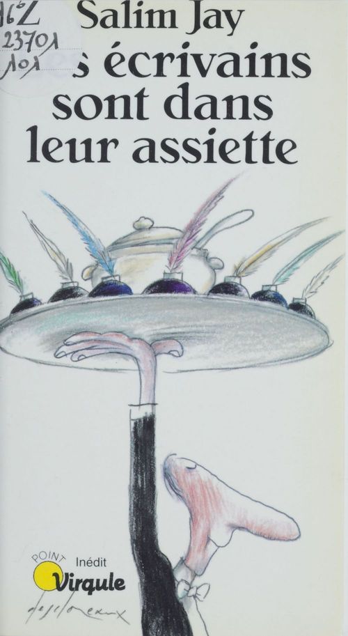 Couverture ebook de Les Écrivains sont dans leur assiette, de Jay Salim