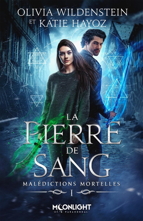 ebook cover of La pierre de sang, by Katie Hayoz, Olivia Wildenstein
