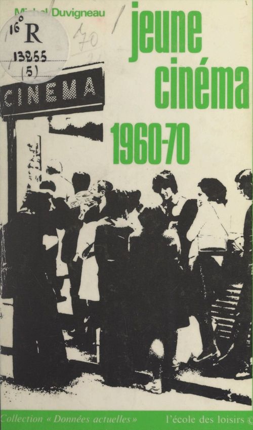 Couverture ebook de Jeune cinéma, 1960-1970, de Michel Duvigneau