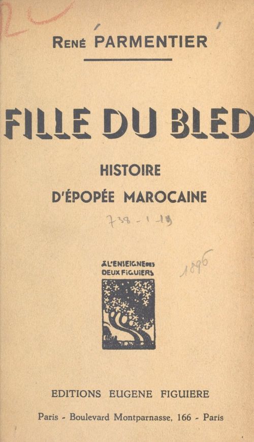 Couverture ebook de Fille du bled, de Rene Parmentier