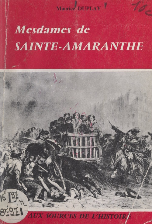 Couverture ebook de Mesdames de Sainte-Amaranthe, de Maurice Duplay