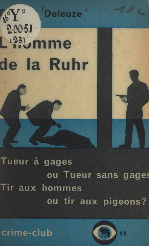Couverture ebook de L'homme de la Ruhr, de Bernard Deleuze