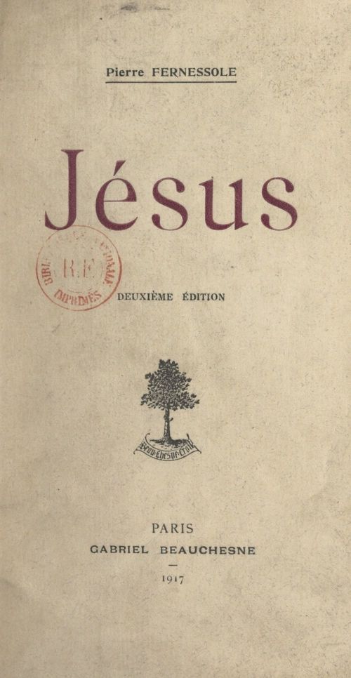 Couverture ebook de Jésus, de Pierre Fernessole