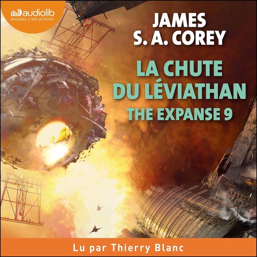 audiobook cover of The Expanse, tome 9 - La Chute du Léviathan, by James S.A. Corey