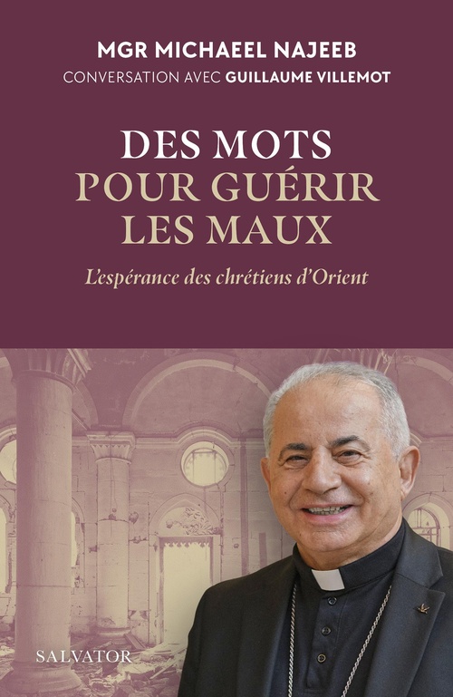 Couverture ebook de Des mots pour guérir les maux : L'espérance des chrétiens d'Orient, de Michaeel Najeeb, Guillaume Villemot
