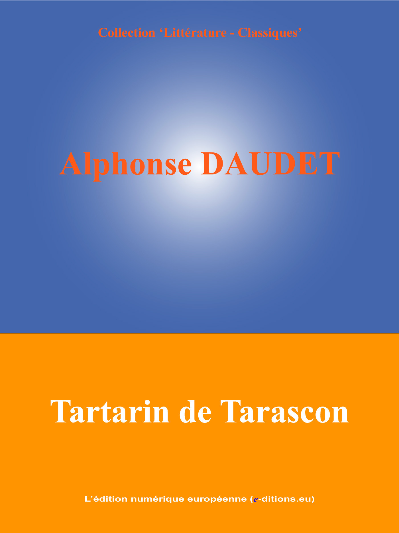 Couverture ebook de Tartarin de Tarascon, de Alphonse Daudet